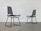 Vintage Postmodern Metal Side Chairs by Rolf Rahmlow, 1980s, Set of 2 40