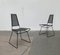 Chaises d'Appoint Postmodernes Vintage en Métal par Rolf Rahmlow, 1980s, Set de 2 6