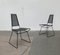 Vintage Postmodern Metal Side Chairs by Rolf Rahmlow, 1980s, Set of 2 6