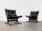 Mid-Century Norwegian Siesta Lounge Chairs and Glass Side Table Set by Ingmar Relling for Westnofa 43