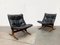 Mid-Century Norwegian Siesta Lounge Chairs and Glass Side Table Set by Ingmar Relling for Westnofa 25