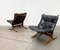 Mid-Century Norwegian Siesta Lounge Chairs and Glass Side Table Set by Ingmar Relling for Westnofa 23