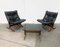 Mid-Century Norwegian Siesta Lounge Chairs and Glass Side Table Set by Ingmar Relling for Westnofa 26