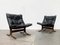 Mid-Century Norwegian Siesta Lounge Chairs and Glass Side Table Set by Ingmar Relling for Westnofa 41