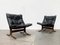 Norwegische Mid-Century Siesta Sessel & Glas Beistelltisch von Ingmar Relling für Westnofa 41