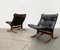 Mid-Century Norwegian Siesta Lounge Chairs and Glass Side Table Set by Ingmar Relling for Westnofa 24