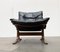 Norwegische Mid-Century Siesta Sessel & Glas Beistelltisch von Ingmar Relling für Westnofa 36
