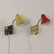 Scissor Lamps in Red and Yellow by H. Busquet for Hala, 1960s, Set of 2 4