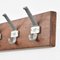 Row of 5 Reclaimed School Coat Hooks, Image 3