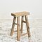 Rustic Elm Stool, Image 1