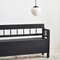 Hungarian Dark Grey Settle Bench, Image 2