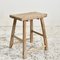 Large Rustic Elm Stool, Image 1