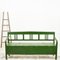 Hungarian Forest Green Settle Bench, Image 2