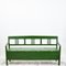 Hungarian Forest Green Settle Bench 1