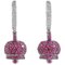 Rubies, Diamonds and White Gold Earrings 1