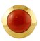 18K Yellow Gold and Rubrum Coral Ring 1