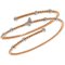 Bracelet Manchette en Or Rose et Blanc 18K 1