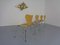 Chaises Butterfly 3107 par Arne Jacobsen pour Fritz Hansen, Danemark, 1995, Set de 4 13