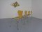 Danish 3107 Butterfly Chairs by Arne Jacobsen for Fritz Hansen, 1995, Set of 4 13