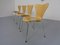 Danish 3107 Butterfly Chairs by Arne Jacobsen for Fritz Hansen, 1995, Set of 4 5