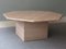 Octagonal Travertine Coffee Table 1