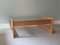 Coffee Table in Light Oak and Glass Top, 1960s 4