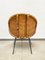 Mid-Century Wicker with Metal Lounge Chair, 1950s, Image 4