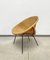 Mid-Century Wicker with Metal Lounge Chair, 1950s, Image 5