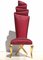 Gold and Red Chairs, Set of 2, Image 3