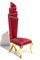 Gold and Red Chairs, Set of 2 2