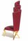 Gold and Red Chairs, Set of 2 5