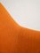 Poltrone con stoffa arancione, Scandinavia, set di 2, Immagine 7