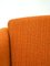 Scandinavian Armchairs with Orange Fabric, Set of 2 9