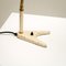 Cream and Brass Gooseneck Desk Lamp by Hans-Agne Jakobsson for AJH, Sweden, 1950s, Image 12