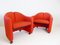 PS142 Lounge Chair Set by Eugenio Gerli for Tecno, Set of 2 2