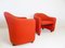 PS142 Lounge Chair Set by Eugenio Gerli for Tecno, Set of 2, Image 8