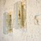Transparent Textured Glass Wall Lights from Mazzega, Set of 2, Image 2