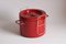 Red Enamel Fryer by Michael Lax for Emalco Switzerland 10