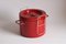 Red Enamel Fryer by Michael Lax for Emalco Switzerland, Image 10