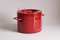 Red Enamel Fryer by Michael Lax for Emalco Switzerland, Image 6
