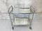 Chrome and Mirrored French Mid-Century Drinks Trolley 1