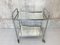 Chrome and Mirrored French Mid-Century Drinks Trolley, Image 1