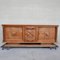 Large French Art Deco Oak Sideboard by Charles Dudouyt 11