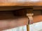 Walnut Wood Oval Drop Leaf Bistro Side Table, Image 7