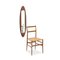 Mirror with Frame in Wood by Campo E Graffi, 1950s, Image 12