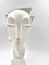 Weißer Mannequin Kopf aus Keramik von Lindsey B., UK, 1980er 4