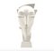 White Ceramic Mannequin Head by Lindsey B., UK, 1980s 1