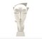 White Ceramic Mannequin Head by Lindsey B., UK, 1980s, Image 1