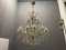 Large Italian Murano Crystal Chandelier, 1950s 4