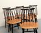 Swedish Fanett Chairs by Ilmari Tapiovaara for Edsby Verken, 1950s, Set of 6, Image 10